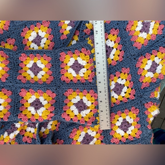 Handmade Crochet Wide Sleeve Open Front Sweater with POCKETS! NOWT - Picture 10 of 15